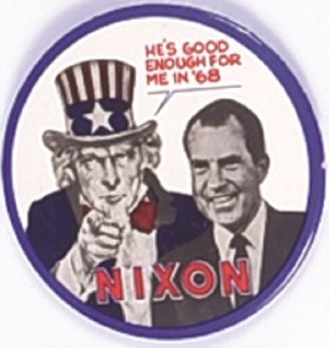Nixon Uncle Sam Celluloid