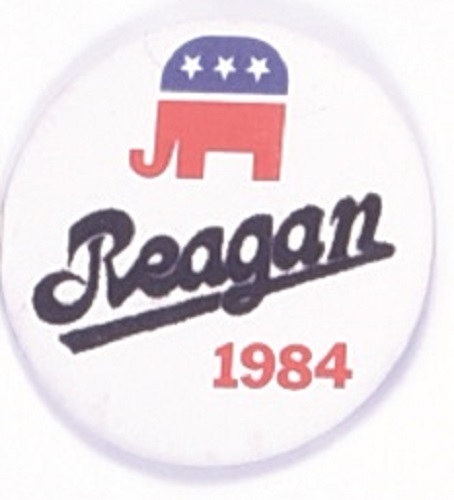 Reagan Embroidered 1984 Pin