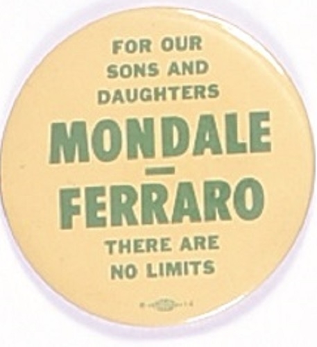 Mondale and Ferraro No Limits