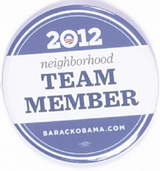 Obama 2012 Team Member
