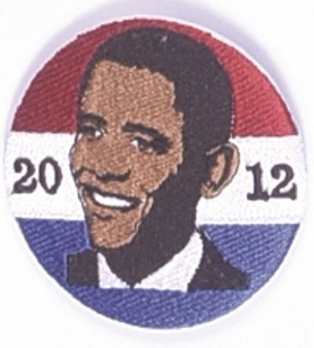 Obama Cloth 2012 Pinback