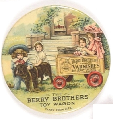 Berry Brothers Toy Wagon Mirror