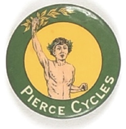 Pierce Cycles Advertising Pin