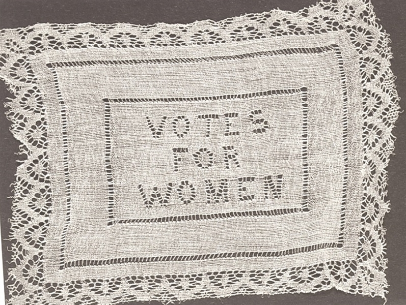 Votes for Women Cloth Doily