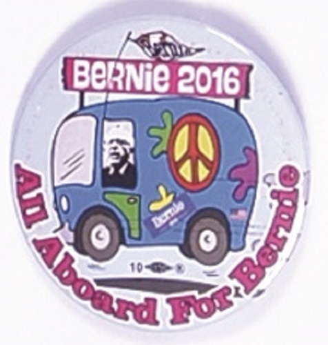 Bernie Sanders All Aboard the Peace Bus