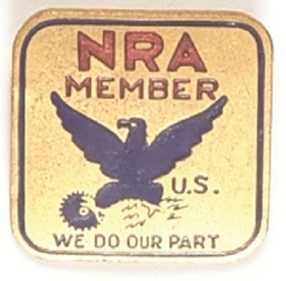 NRA Member Metal Pinback