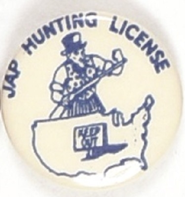 World War II Jap Hunting License