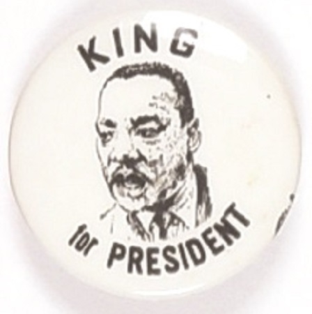 King for President 1968 Celluloid