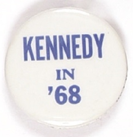 Robert Kennedy in 68 Blue, White Celluloid