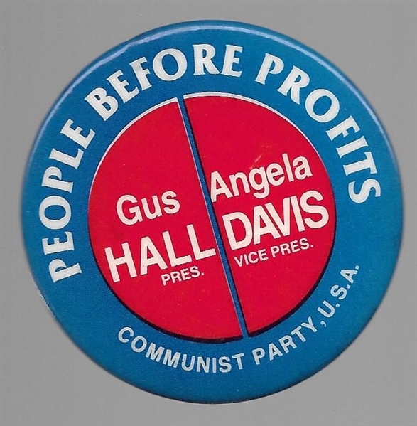 Hall, Davis Communist Party People Before Profits 