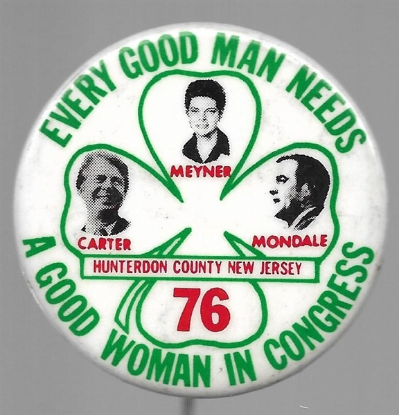 Carter Every Good Man Needs a Good Woman New Jersey Pin 