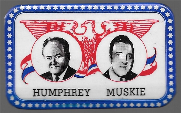 Humphrey-Muskie Fargo Rubber Stamp Jugate