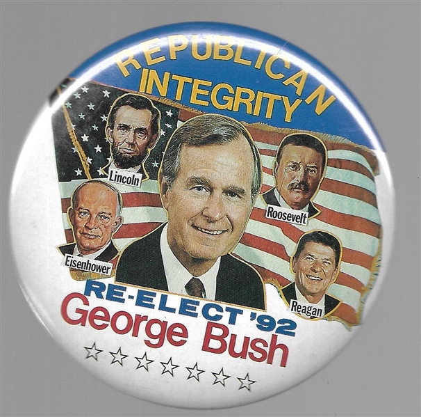 Bush Republican Integrity Presidents Pin 