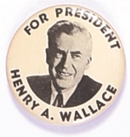 Henry Wallace Larger Size Picture Pin
