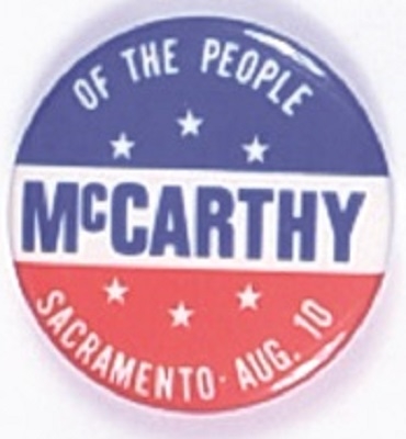McCarthy Sacramento Celluloid
