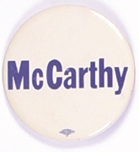 McCarthy Blue, White Celluloid
