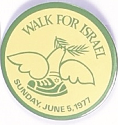 Walk for Israel 1977 Celluloid
