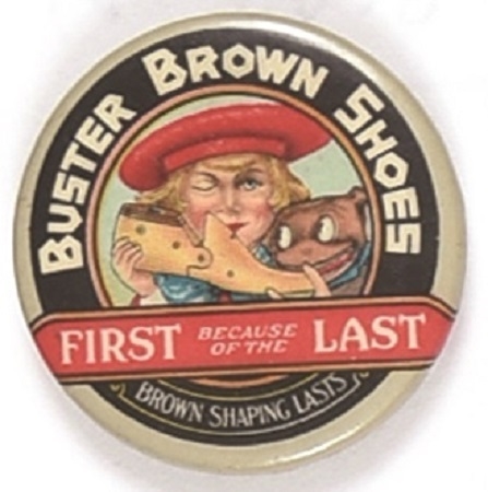 Buster Brown Shoes Advertising Mirror