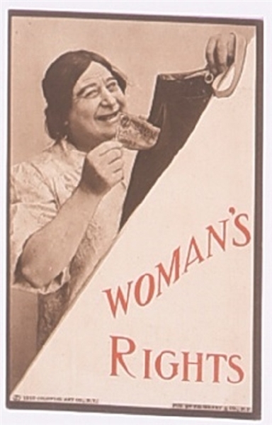 Womans Rights 1910 Postcard
