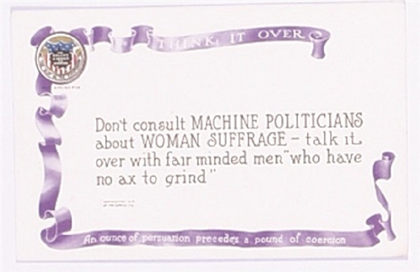 Votes for Women Suffrage Fair Minded Men Postcard