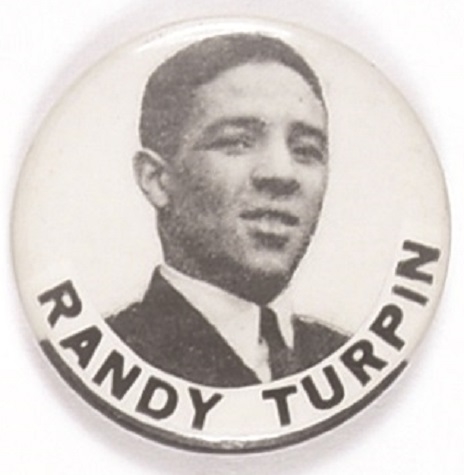 Randy Turpin Boxing Pin