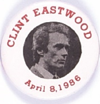 Clint Eastwood April 8, 1986
