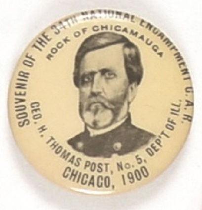 Gen. George Thomas 1900 GAR Celluloid