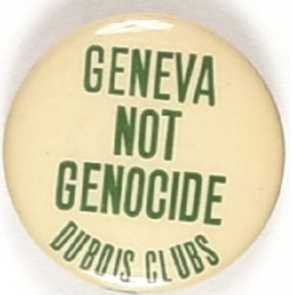 Geneva not Genocide DuBois Clubs