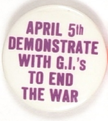 Demonstrate with GIs to End the War