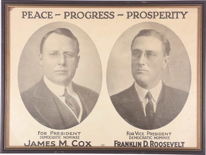 Cox-Roosevelt 1920 Jugate Poster