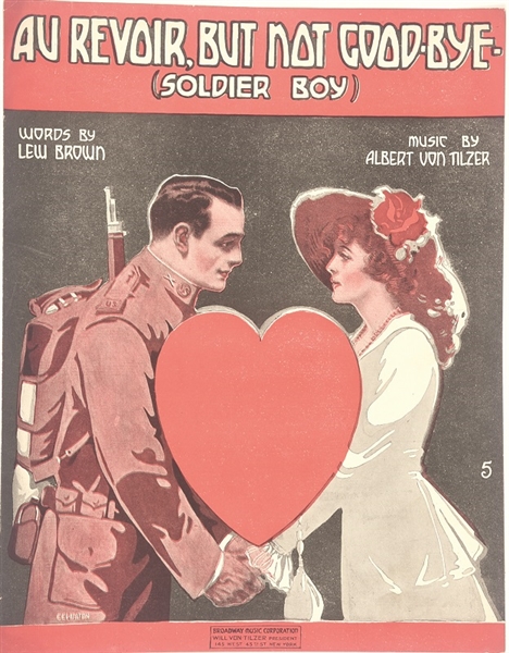 Au Revoir Soldier Boy World War I Music
