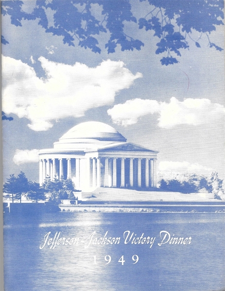 Truman 1949 Jefferson-Jackson Victory Dinner Program