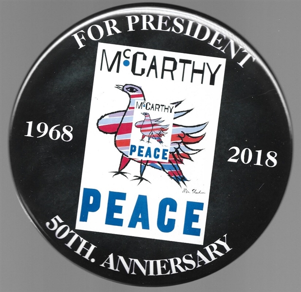 McCarthy 50-Year Anniversary 6 Inch Pin