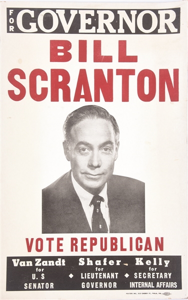 Bill Scranton for Governor of Pennsylvania