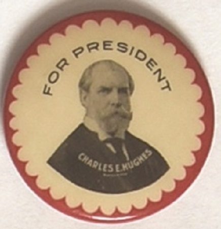 Charles E. Hughes for President Judicial Robes Celluloid