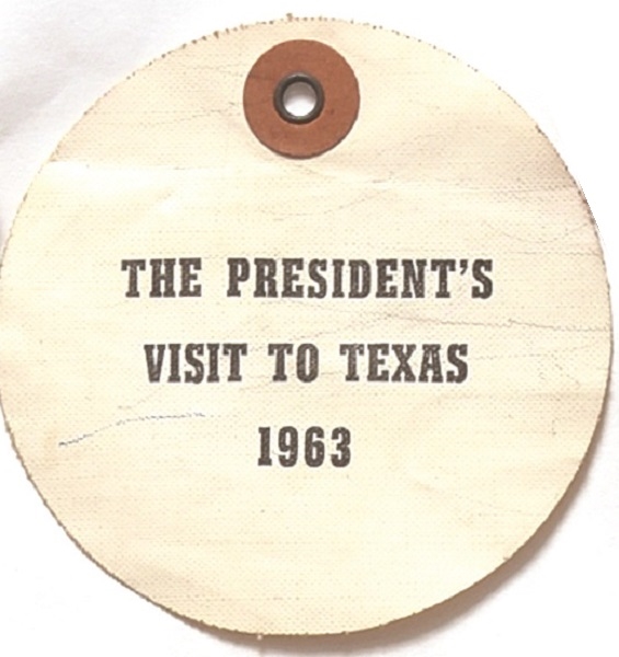 John F. Kennedy President’s Visit to Texas Luggage Tag