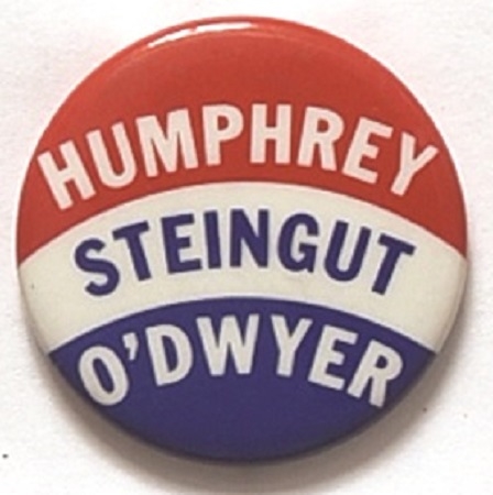 Humphrey, Steingut, O’Dwyer New York Coattail