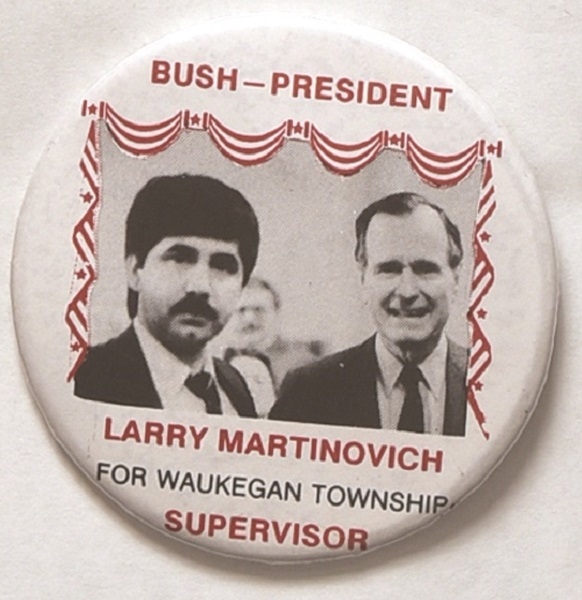 Bush, Martinovich Waukegan Township, Illinois Coattail