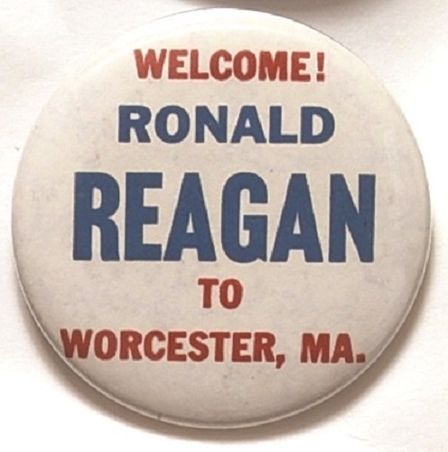 Ronald Reagan Welcome to Worcester, Massachusetts
