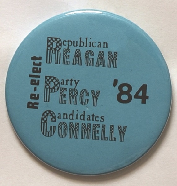 Reagan, Percy Connelly Illinois Coattail