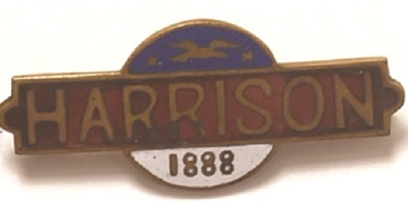 Harrison 1888 Enamel Pin