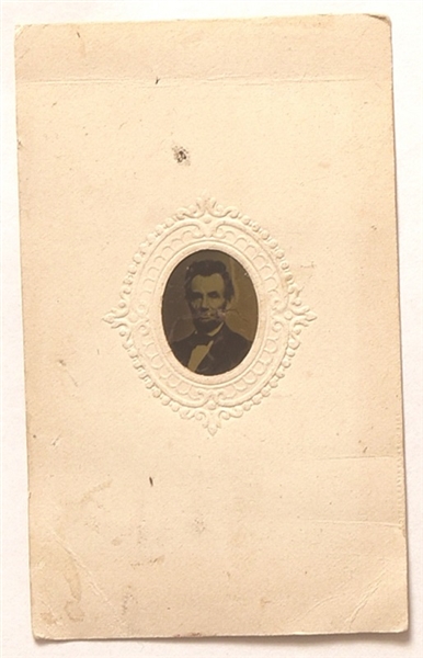 Lincoln Rare Ferrotype Card