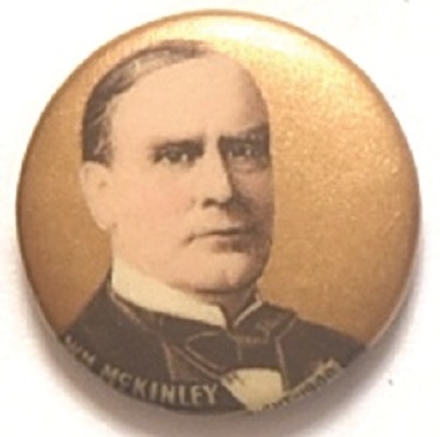 McKinley Gold Background Celluloid