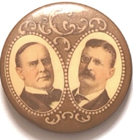 McKinley, Roosevelt Gold Filigree