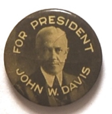 John W. Davis Picture Pin