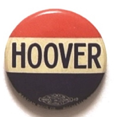 Hoover Red, White and Blue Celluloid