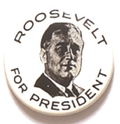 Franklin Roosevelt Picture Pin