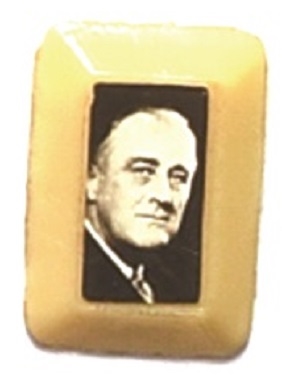 Franklin Roosevelt Plastic Pinback