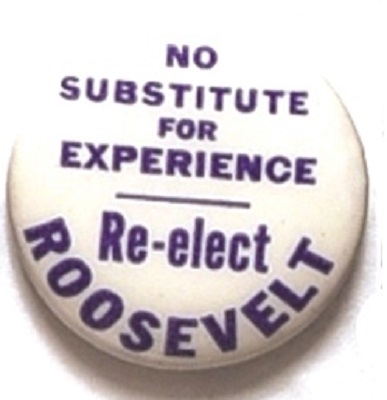 Franklin Roosevelt No Substitute for Experience