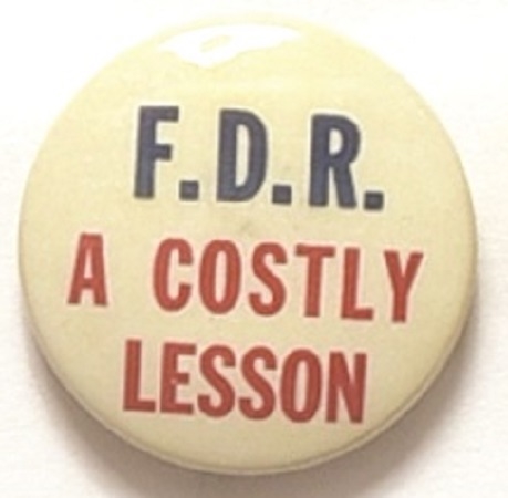 FDR A Costly Lesson